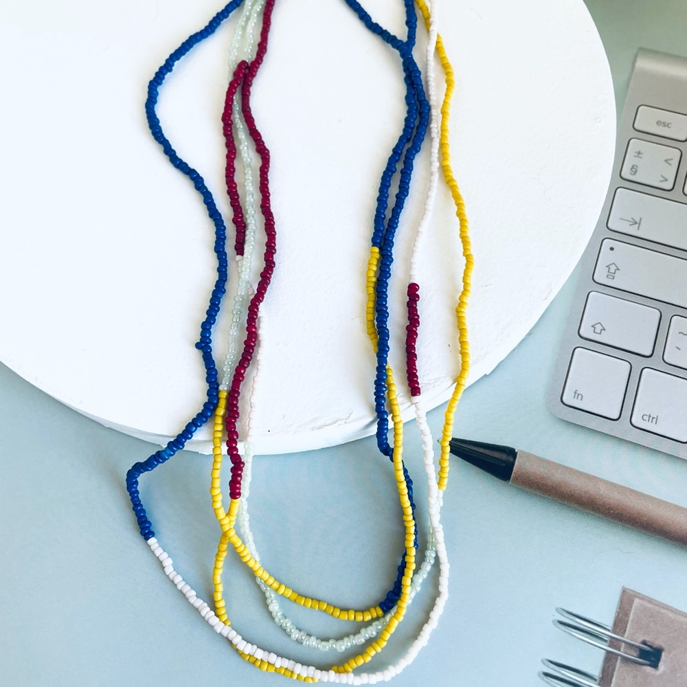 Kate Spade Saturday beans long necklace